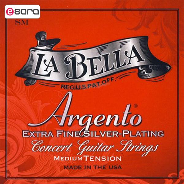 سیم گیتار کلاسیک لا بلا مدل Argento Medium La Bella Argento Medium Classical Guitar String